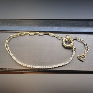 Chain Bracelet-gold plated silver